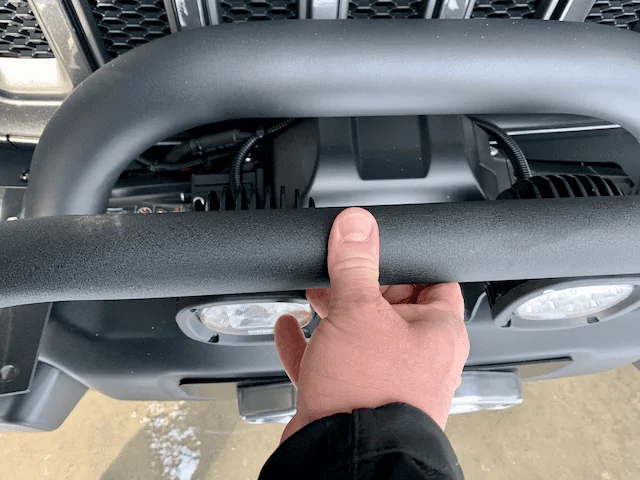 Jeep Wrangler JL Factory steel bumper light recommendations IMG_2317
