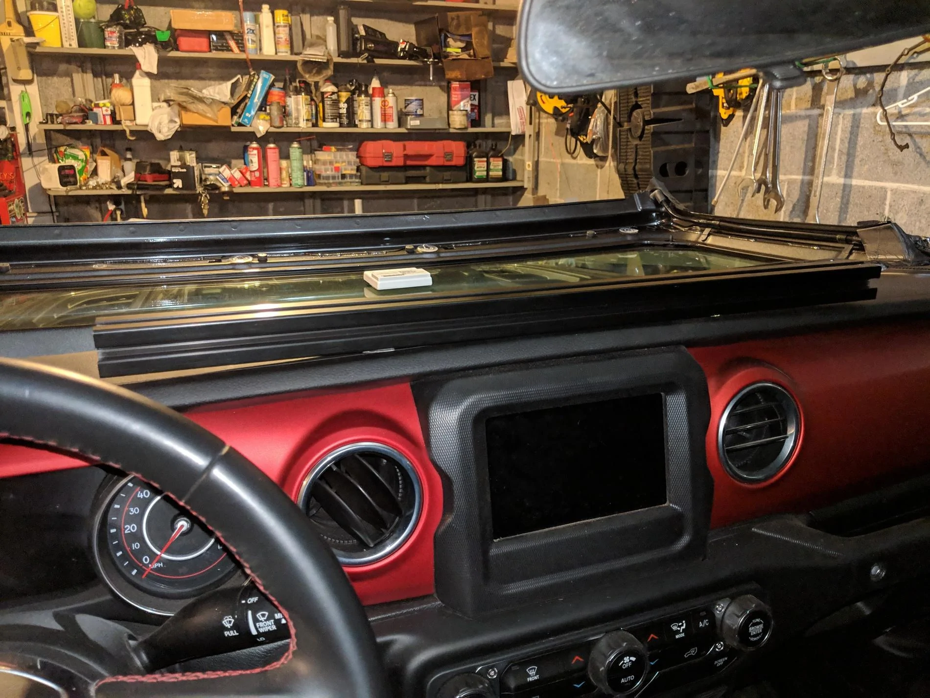 Jeep Wrangler JL Home Made Dash Rail Mount niEjiT6