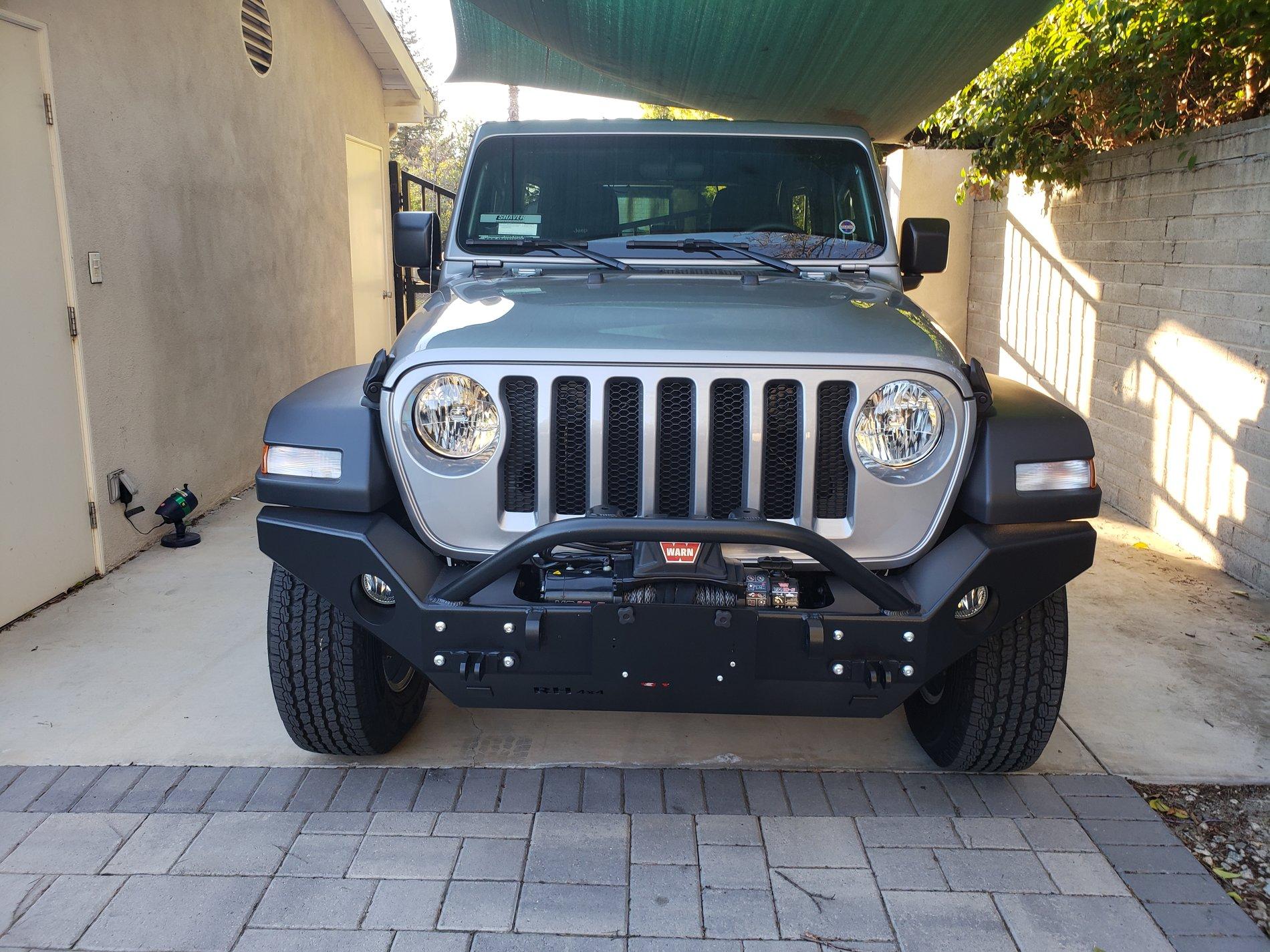 Jeep Wrangler JL Aluminum front bumper options 20181227_155155