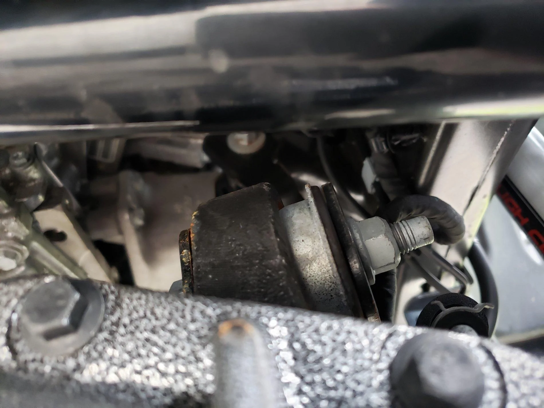 Jeep Wrangler JL Rusty's Track bar hits Dana diff cover 20190302_161444