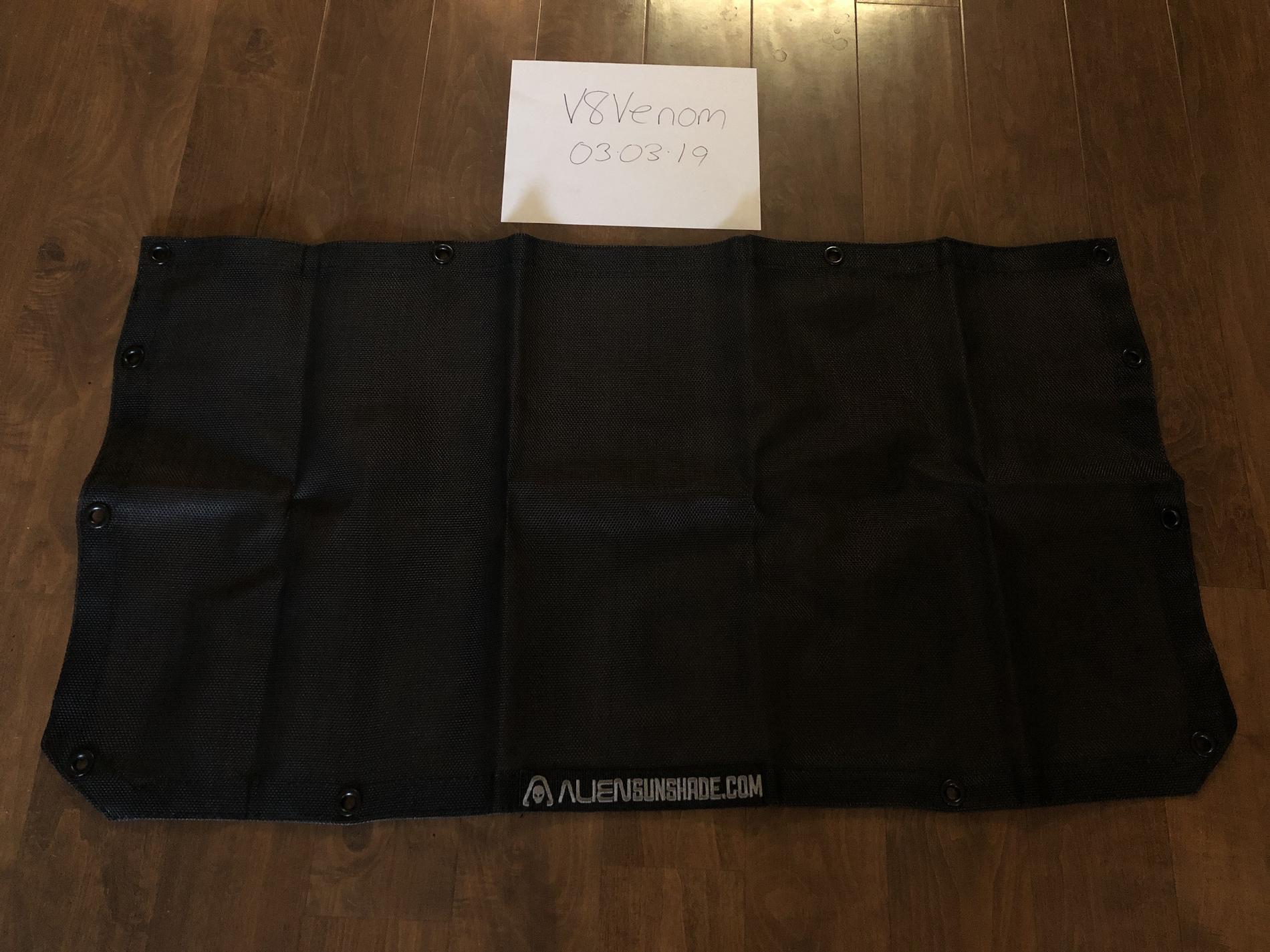 Jeep Wrangler JL JL 2 door Alien Sunshade (Black) 46546060984_b64b5d5406_k