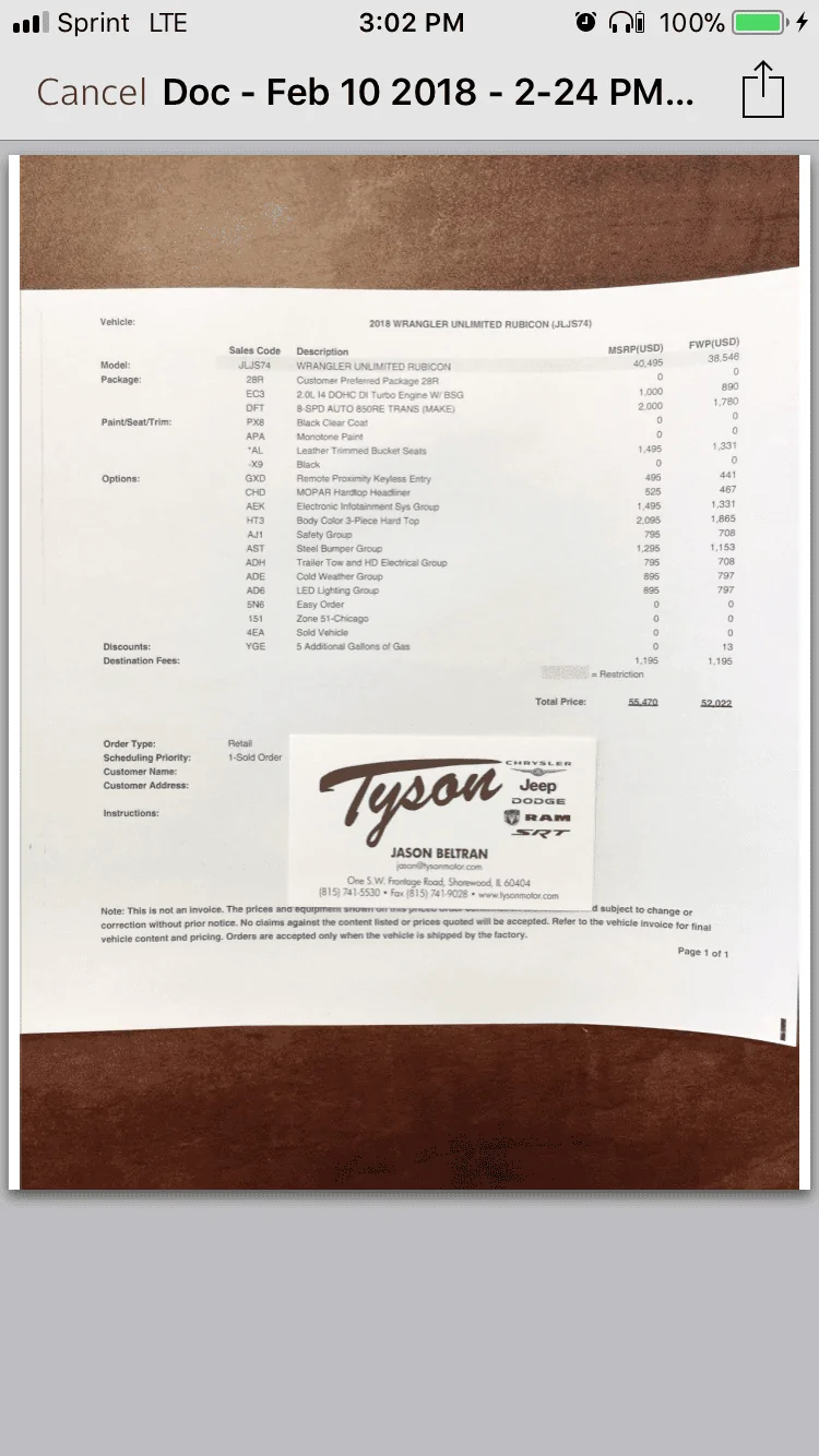 Jeep Wrangler JL Availability of the engine 7E24832F-F01F-404F-9E3D-6363AADDA709