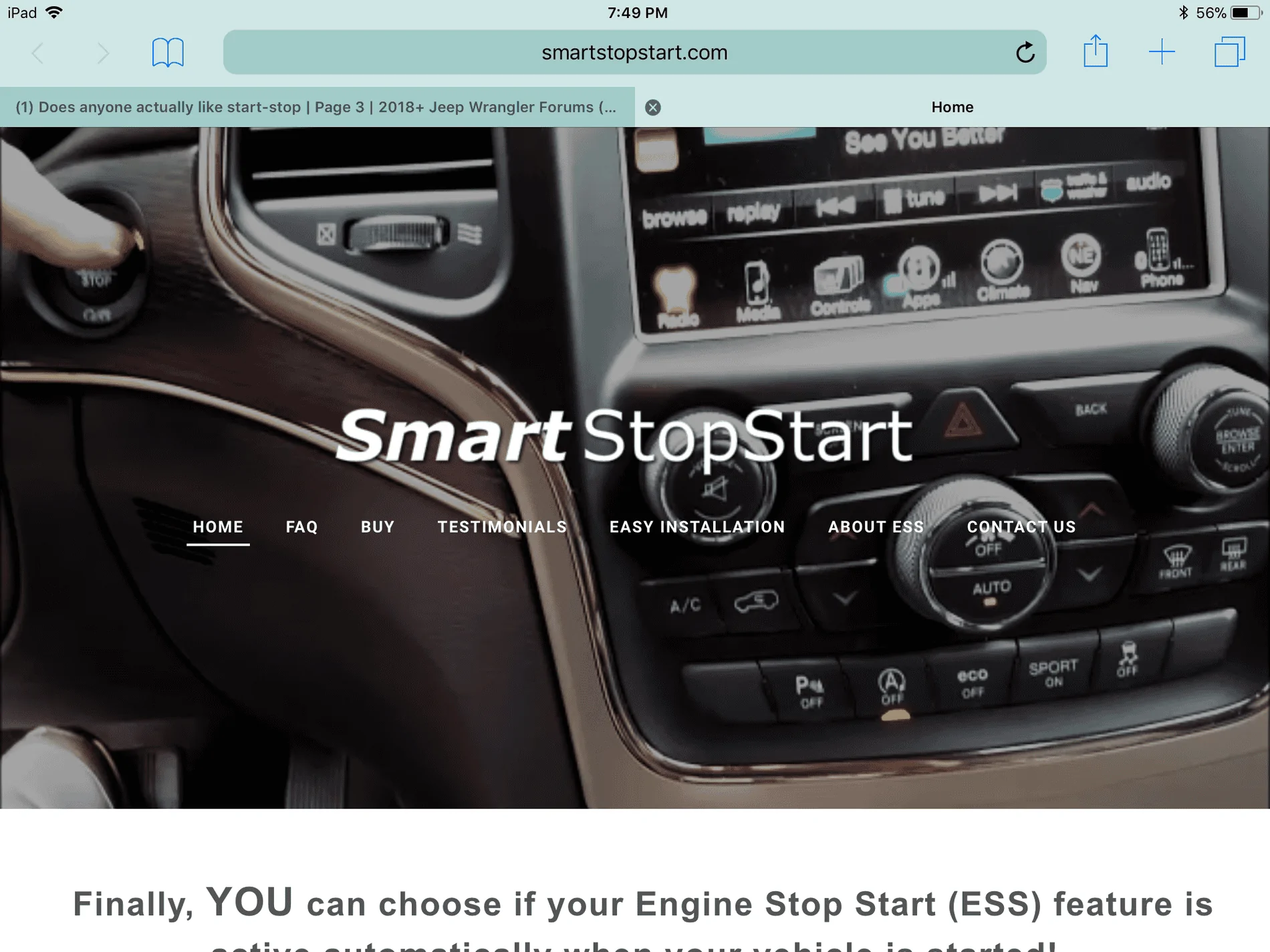 Jeep Wrangler JL Does anyone actually like start-stop C563476F-8569-4BBC-8198-3D4FAC570216