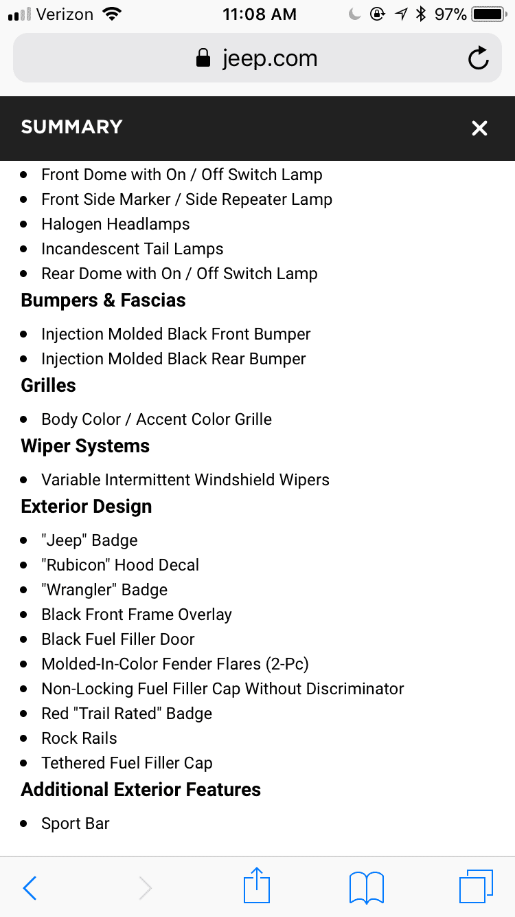 Jeep Wrangler JL JL Delivery Checklist 484973F8-B8AE-4493-880B-07118DCD58B3