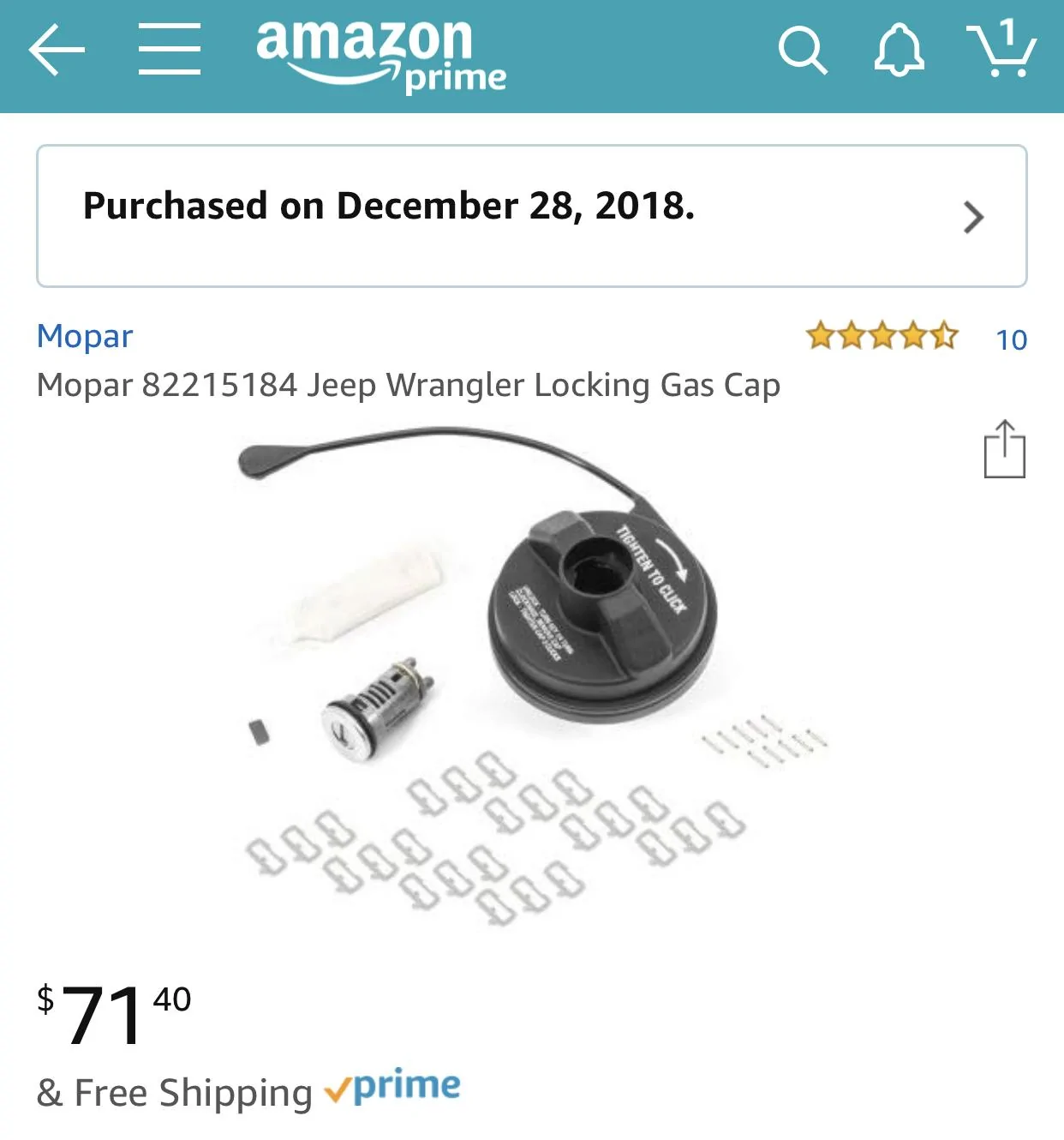 Jeep Wrangler JL JL Hood Lock Bolt Vs MOPAR 11AD5F6F-1F34-4050-B2A7-906528A8D003