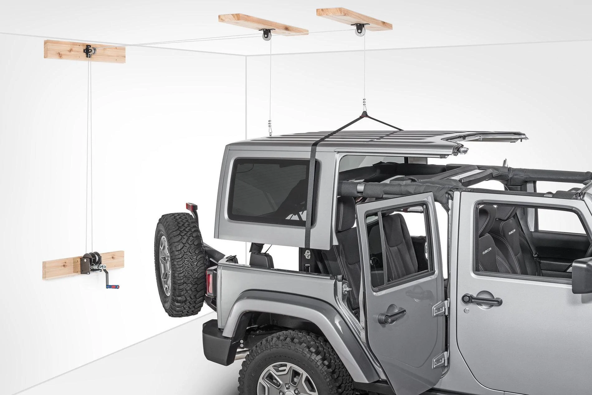 Jeep Wrangler JL Hard top ceiling suspension Lange-Originals-Hoist-A-Top-Simple-Wrangler-JL-014-SIMJL-Main