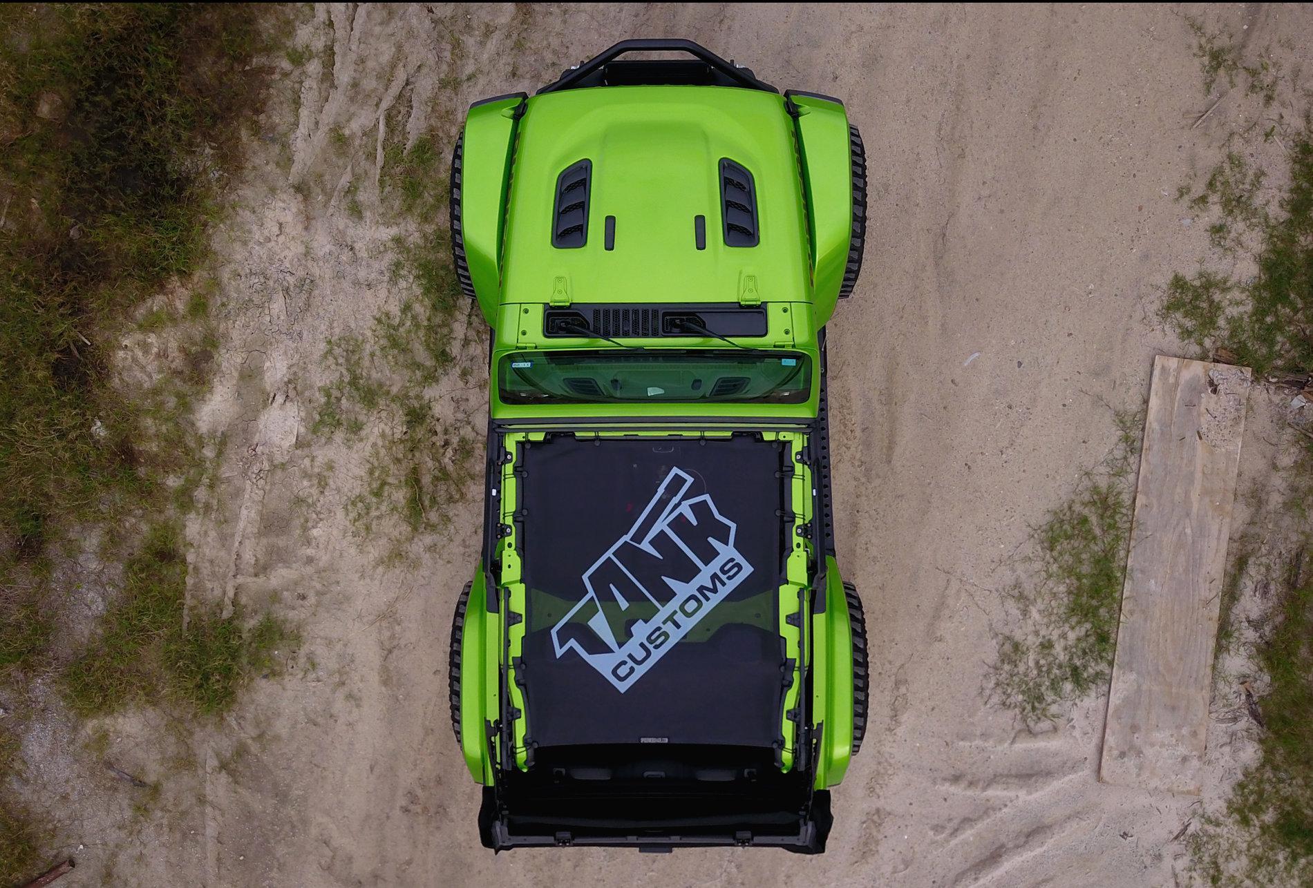Jeep Wrangler JL 2 Door Mojito Rubi drone spidershade cro