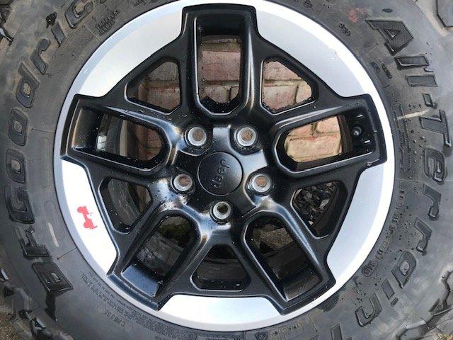 Jeep Wrangler JL Upgrade Rubicon Wheels $500 IMG_3449