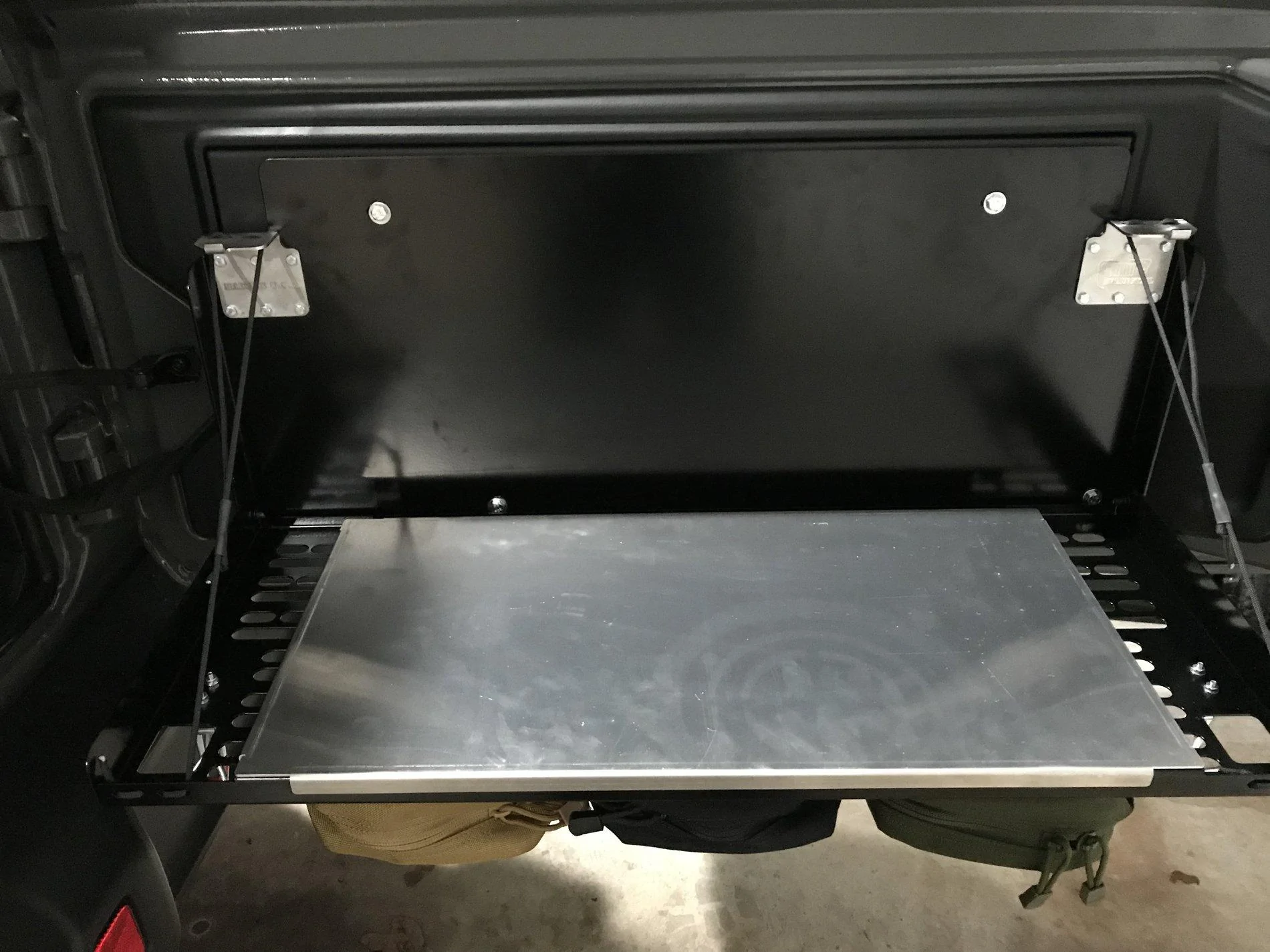 Jeep Wrangler JL Springtail tailgate table with riser C848D977-C6E6-4691-BC4F-2FC0F3F3532B