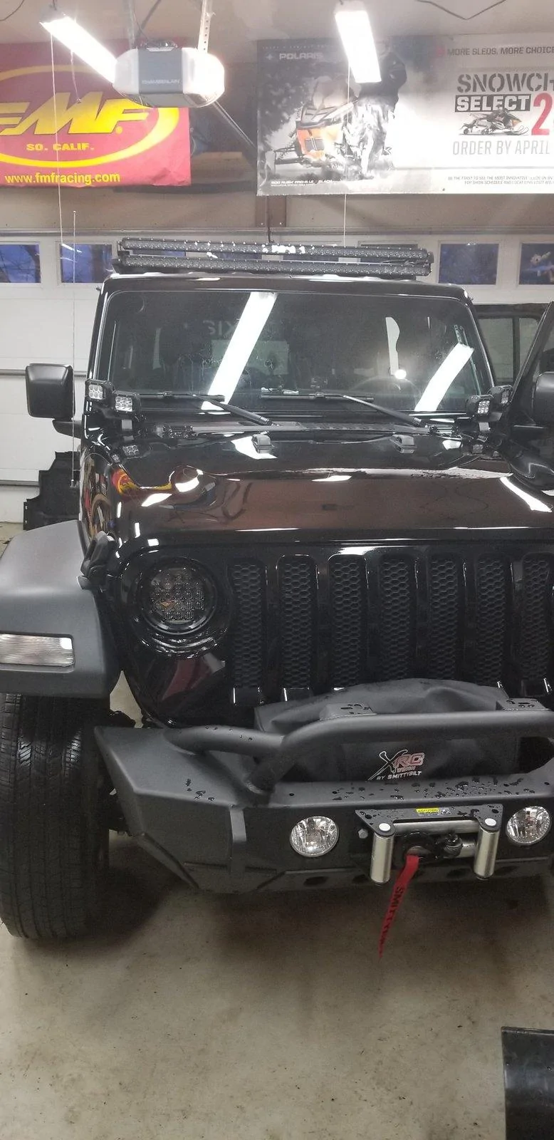 Jeep Wrangler JL LED aftermarket headlights 20190311_193239