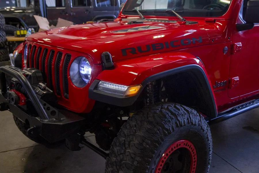 Jeep Wrangler JL Diode Dynamics new LED Side Marker Lights LH-clear-sidemarker-ON