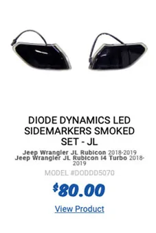 Jeep Wrangler JL Diode Dynamics new LED Side Marker Lights Smoke-Side-Marker-Cat-pic-1