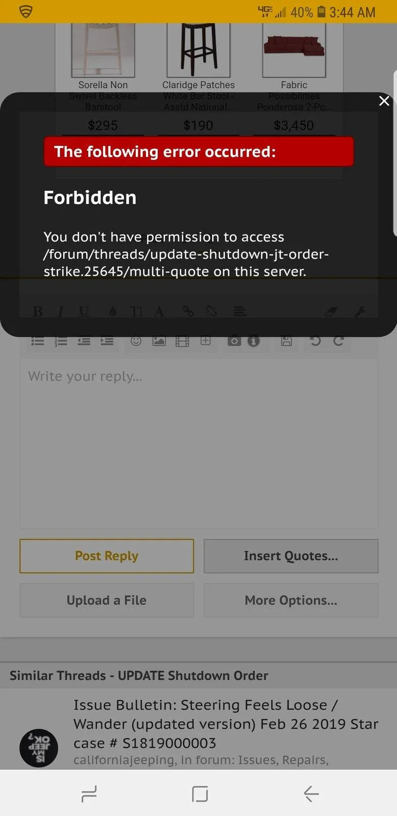 Jeep Wrangler JL Website help Screenshot_20190316-034405_Chrom