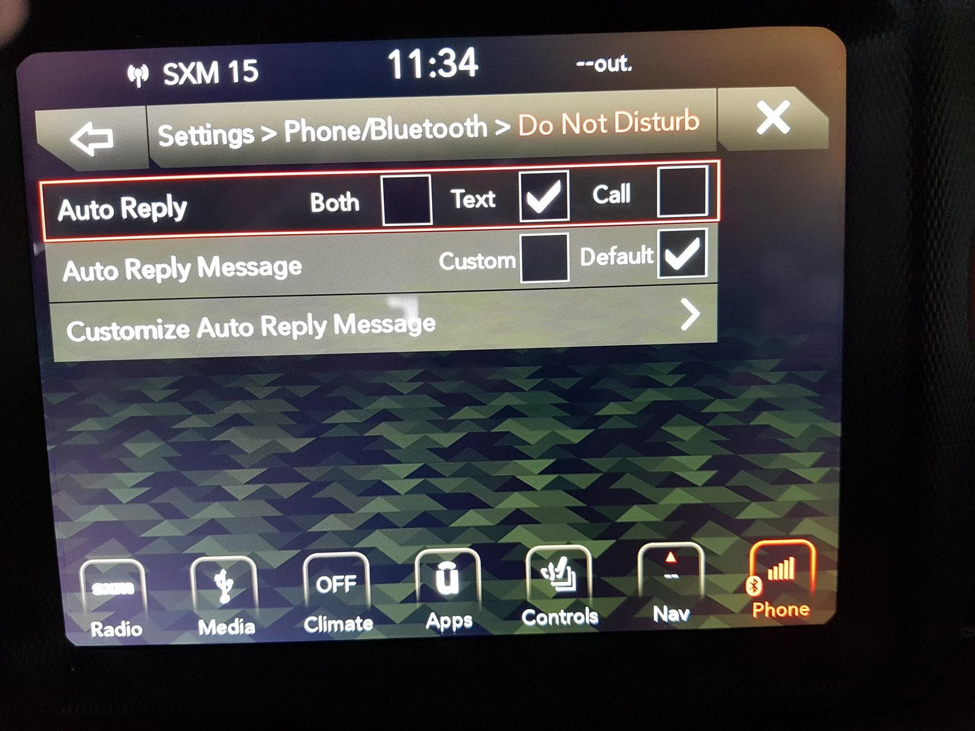 Jeep Wrangler JL Do Not Disturb Message 20190316_113415