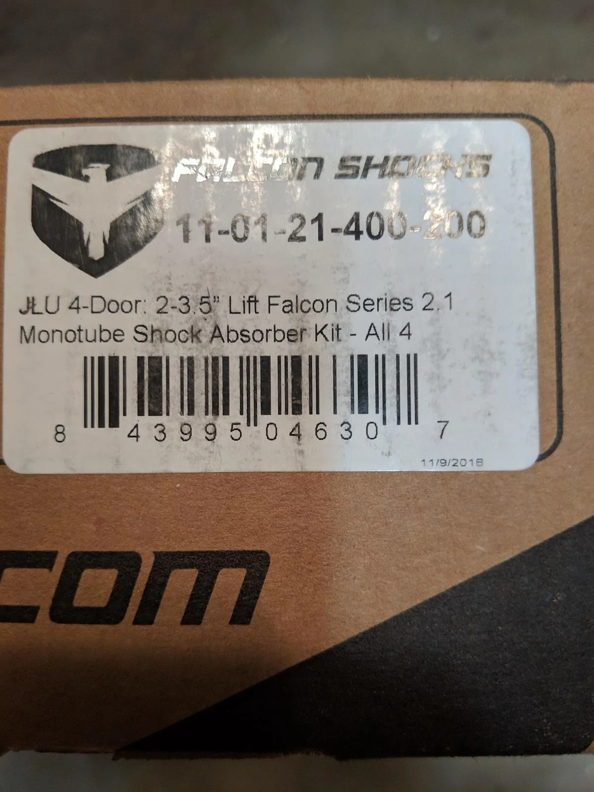 Jeep Wrangler JL Falcon 2.1 Shocks - JLU XArGJBz