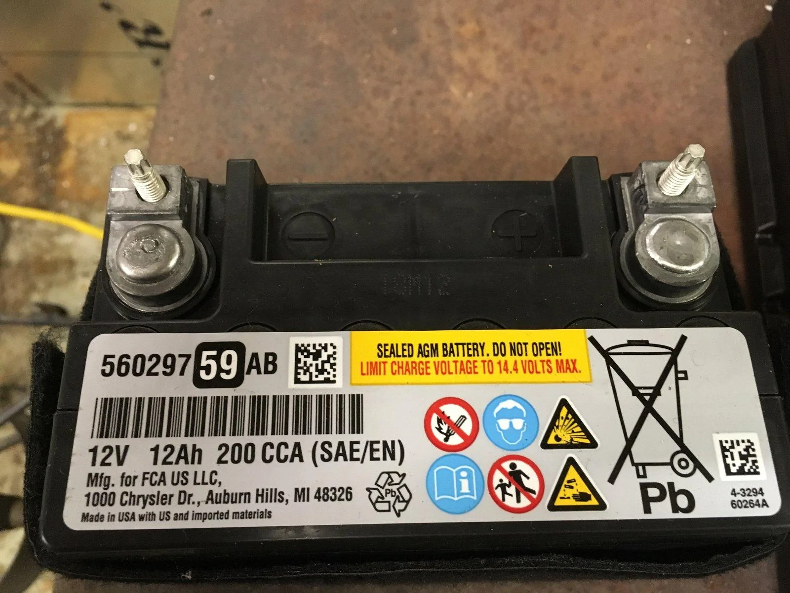Jeep Wrangler JL Battery Stats ESS battery pic