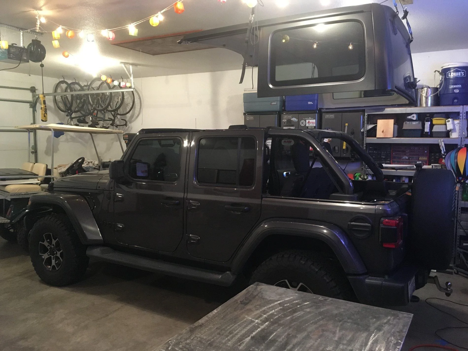 Jeep Wrangler JL Hard top ceiling suspension IMG_5609