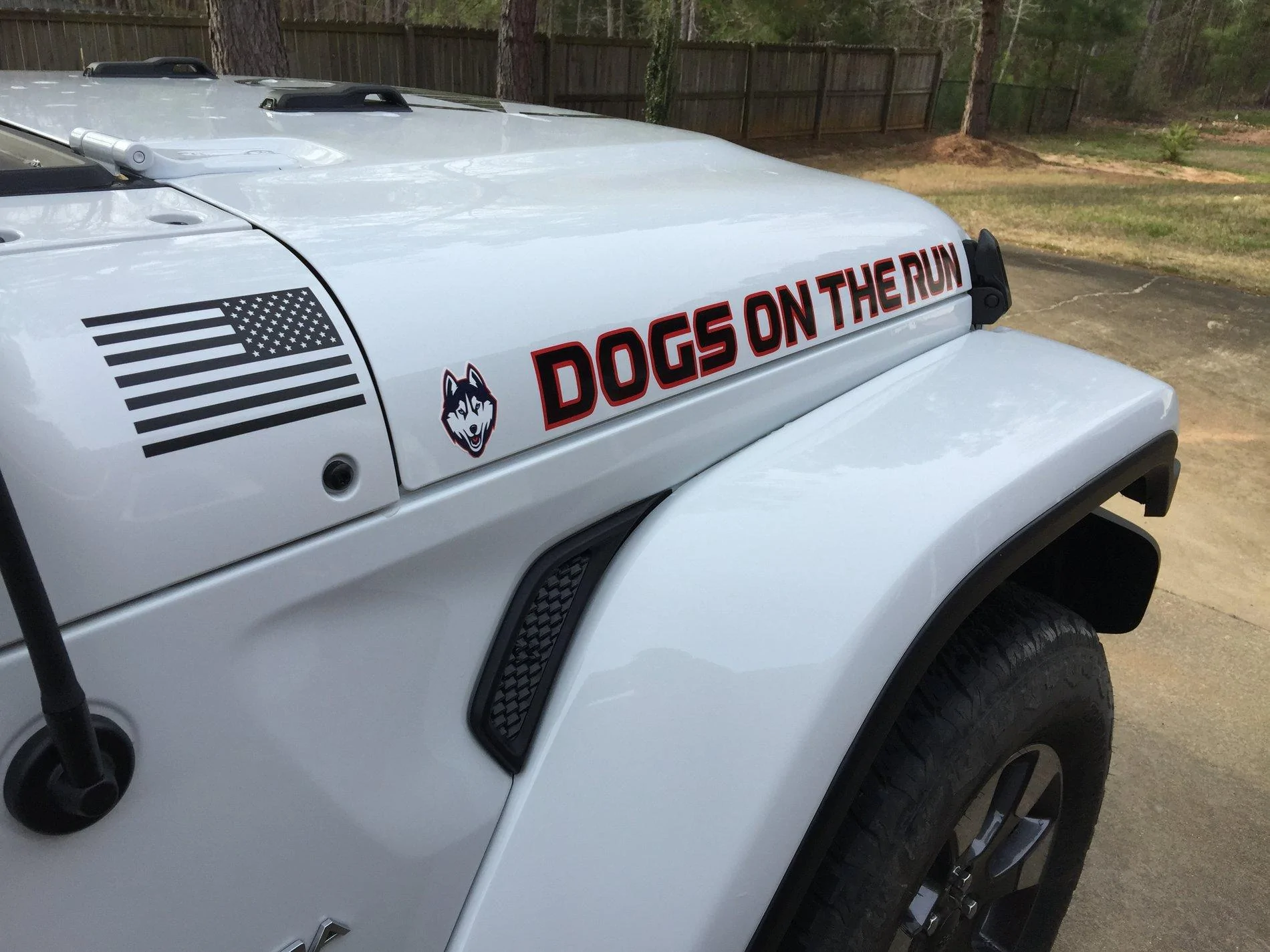 Jeep Wrangler JL Hood Lettering Decals IMG_1637