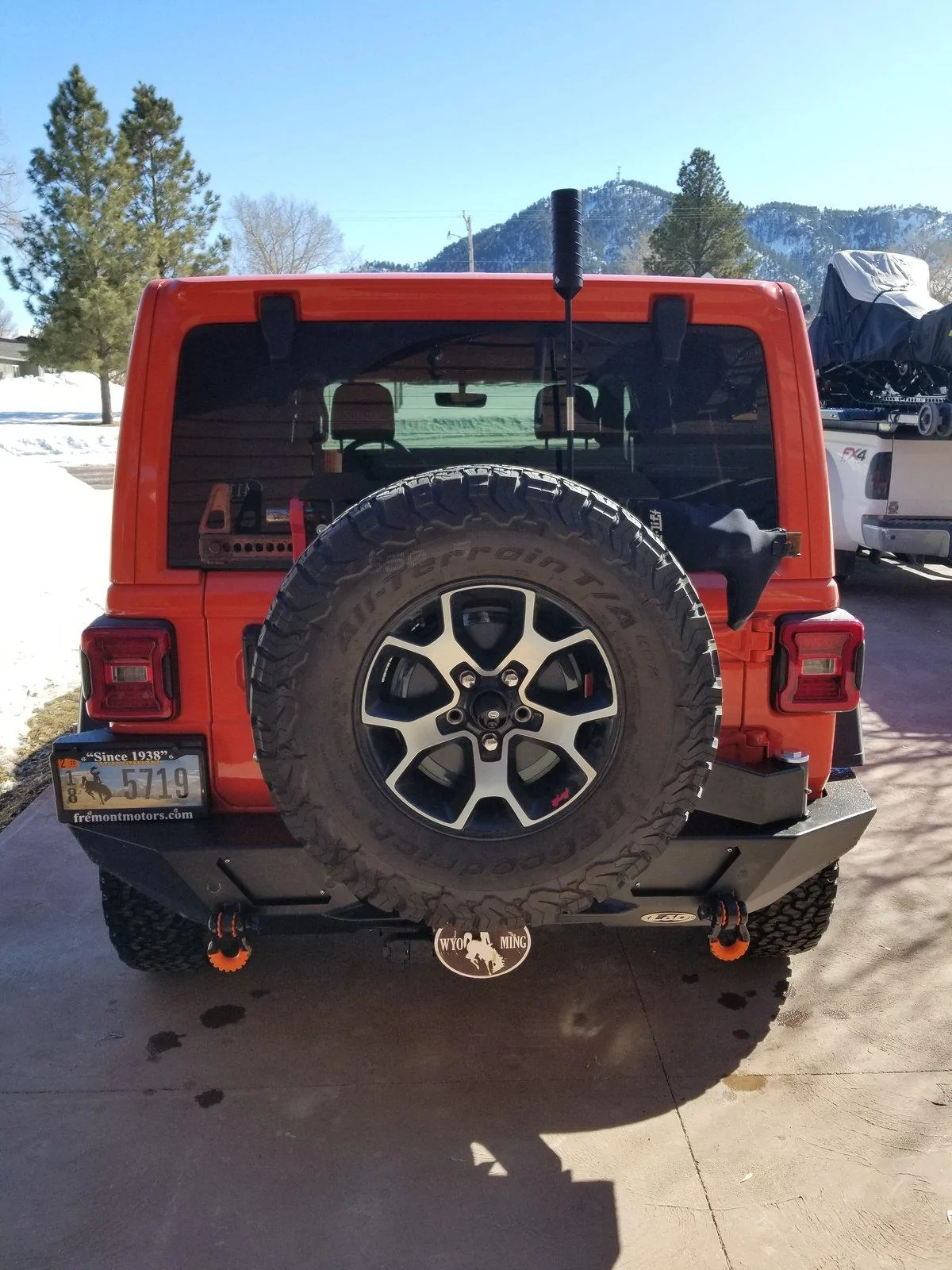 Jeep Wrangler JL LOD Destroyer rear bumper / tire carrier 20190319_151555