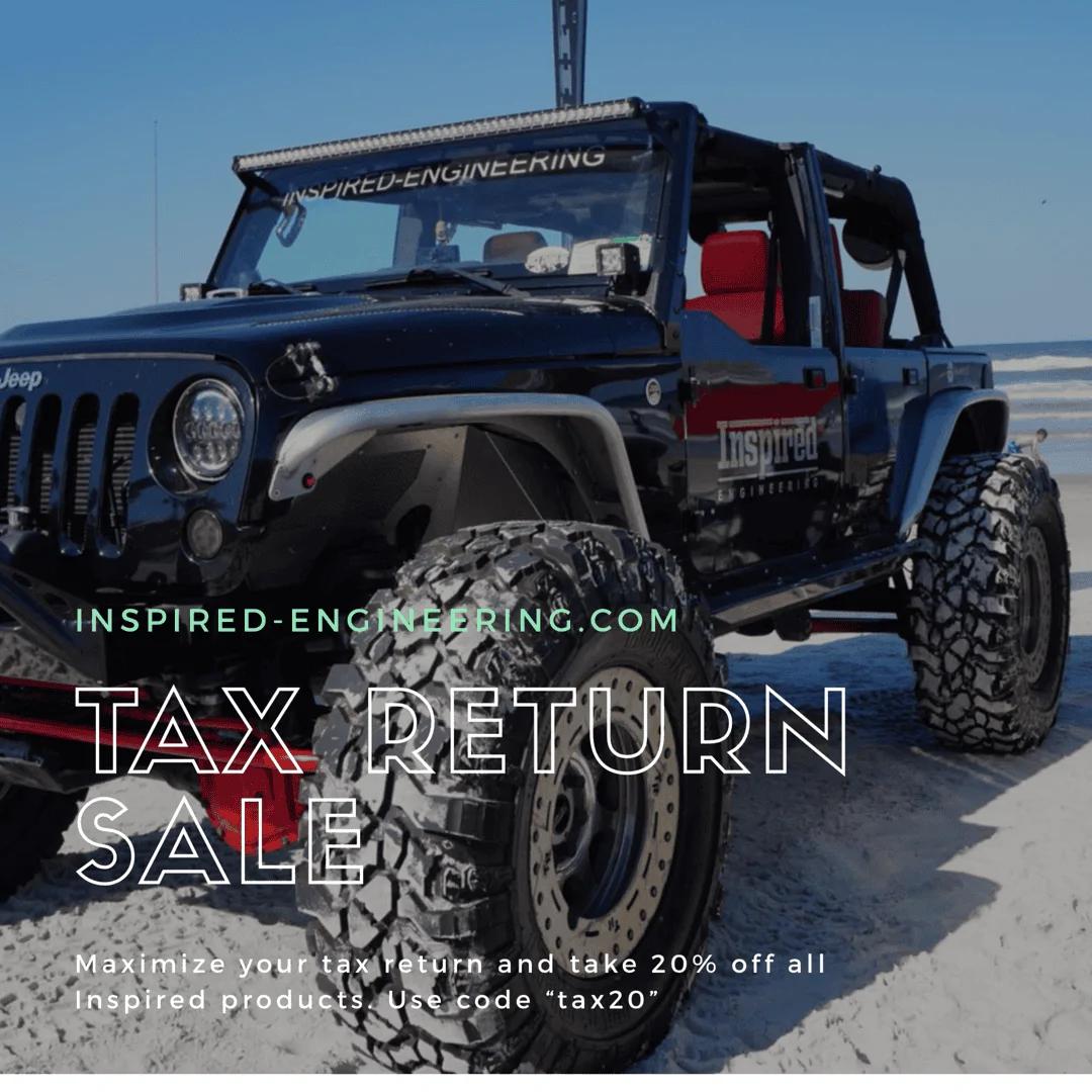 Jeep Wrangler JL 20% off Inspired Engineering products! 6F0FC367-8A87-481E-B96B-A2A09FD4B1B3