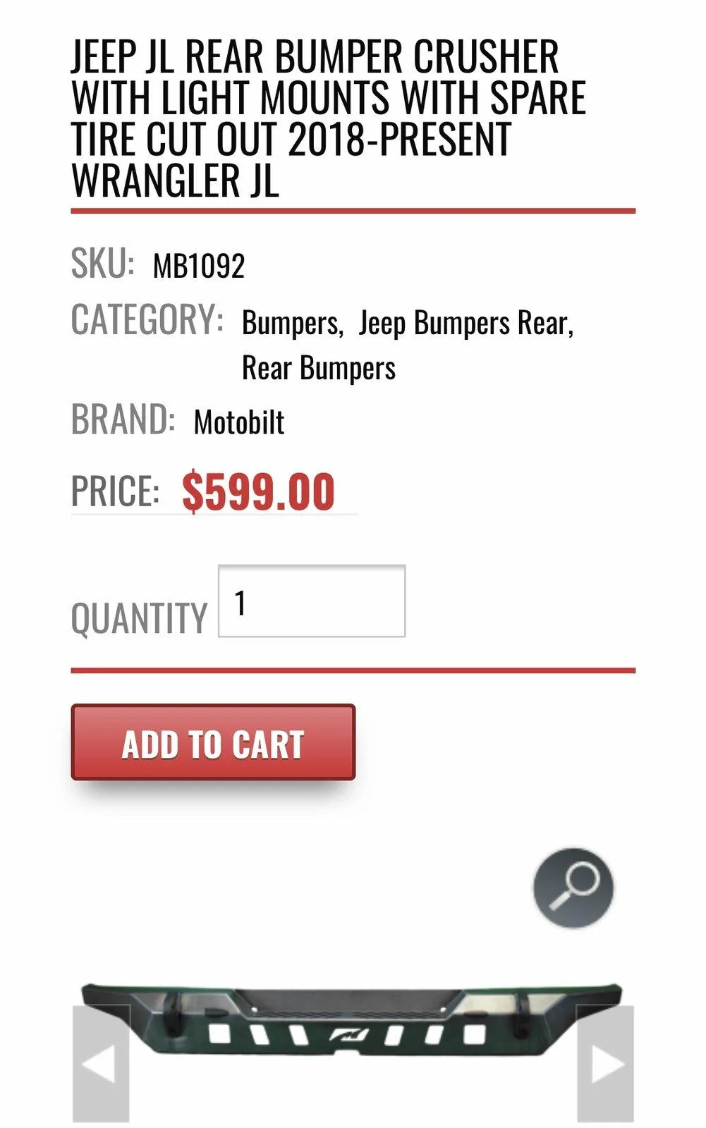 Jeep Wrangler JL Non-Winch Front Bumper Options 06900E93-099E-46B1-AB89-7CCD371B574C