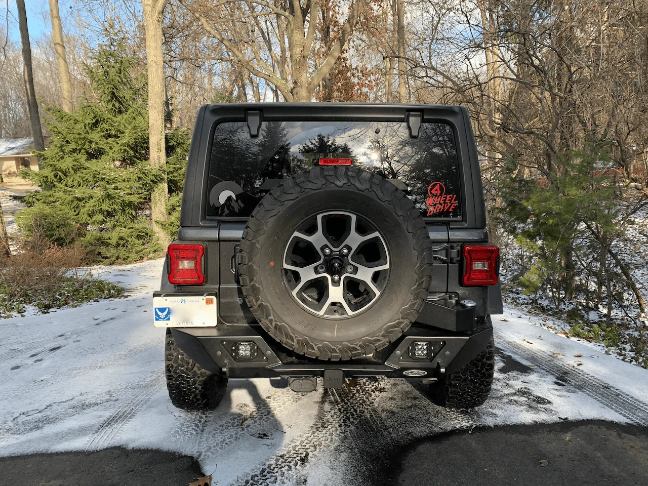 Jeep Wrangler JL LOD Destroyer rear bumper / tire carrier IMG_2207