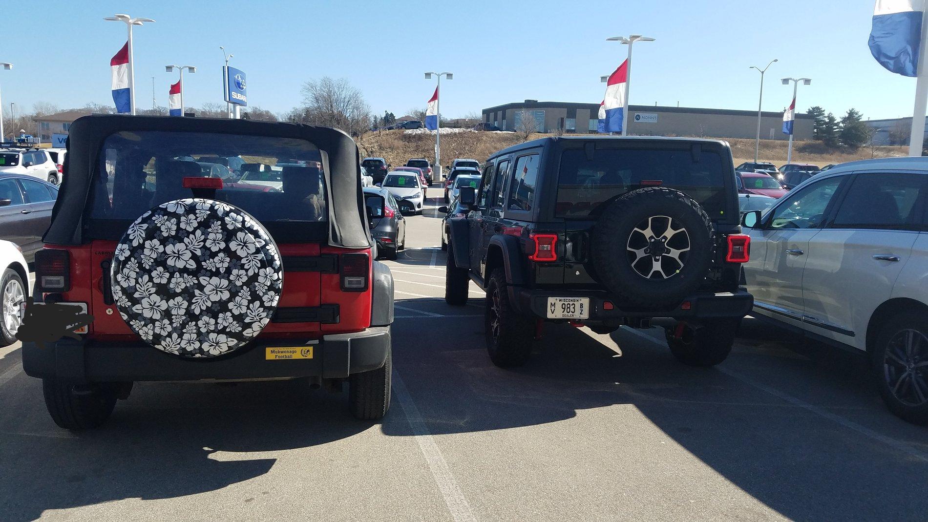 Jeep Wrangler JL Automatic Sticker and Build Sheet tracking 20180226_130141
