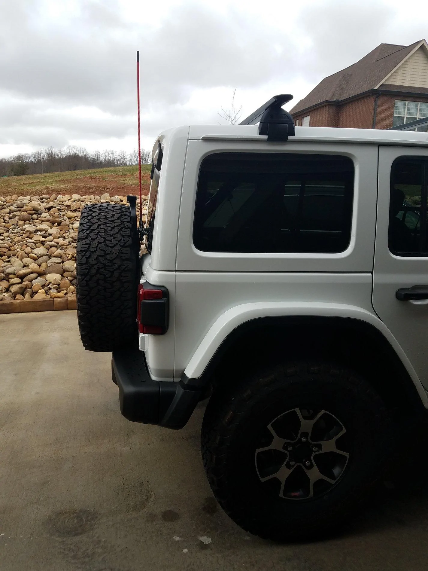 Jeep Wrangler JL CB Antenna Mount, What I Did 20180226_150235
