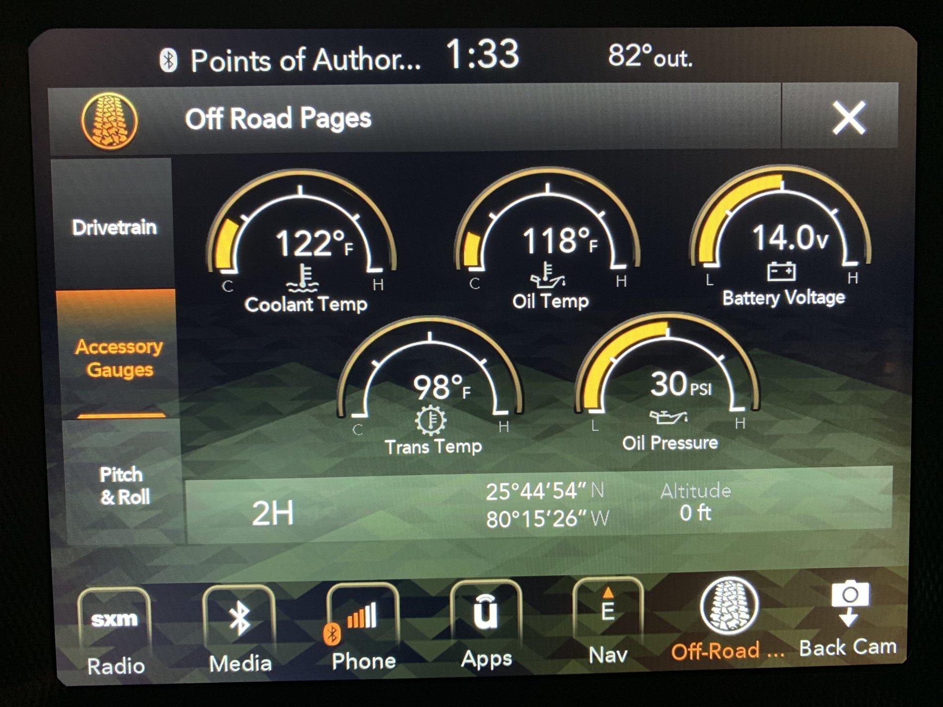 Jeep Wrangler JL Off Road Pages Coordinates & Altitude A627565F-520B-4D41-A230-BFE56A08A4D3