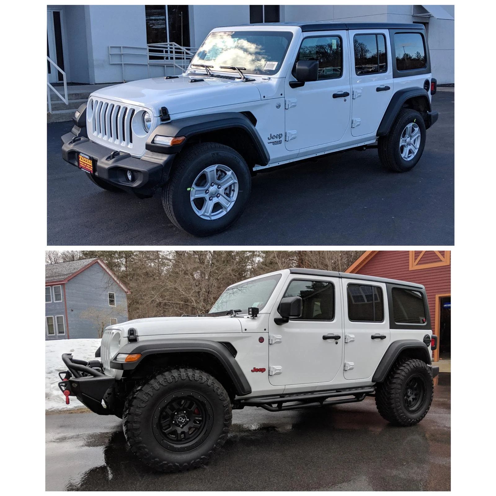 Jeep Wrangler JL BEFORE AND AFTER MODS PICS Jeep B-A 1