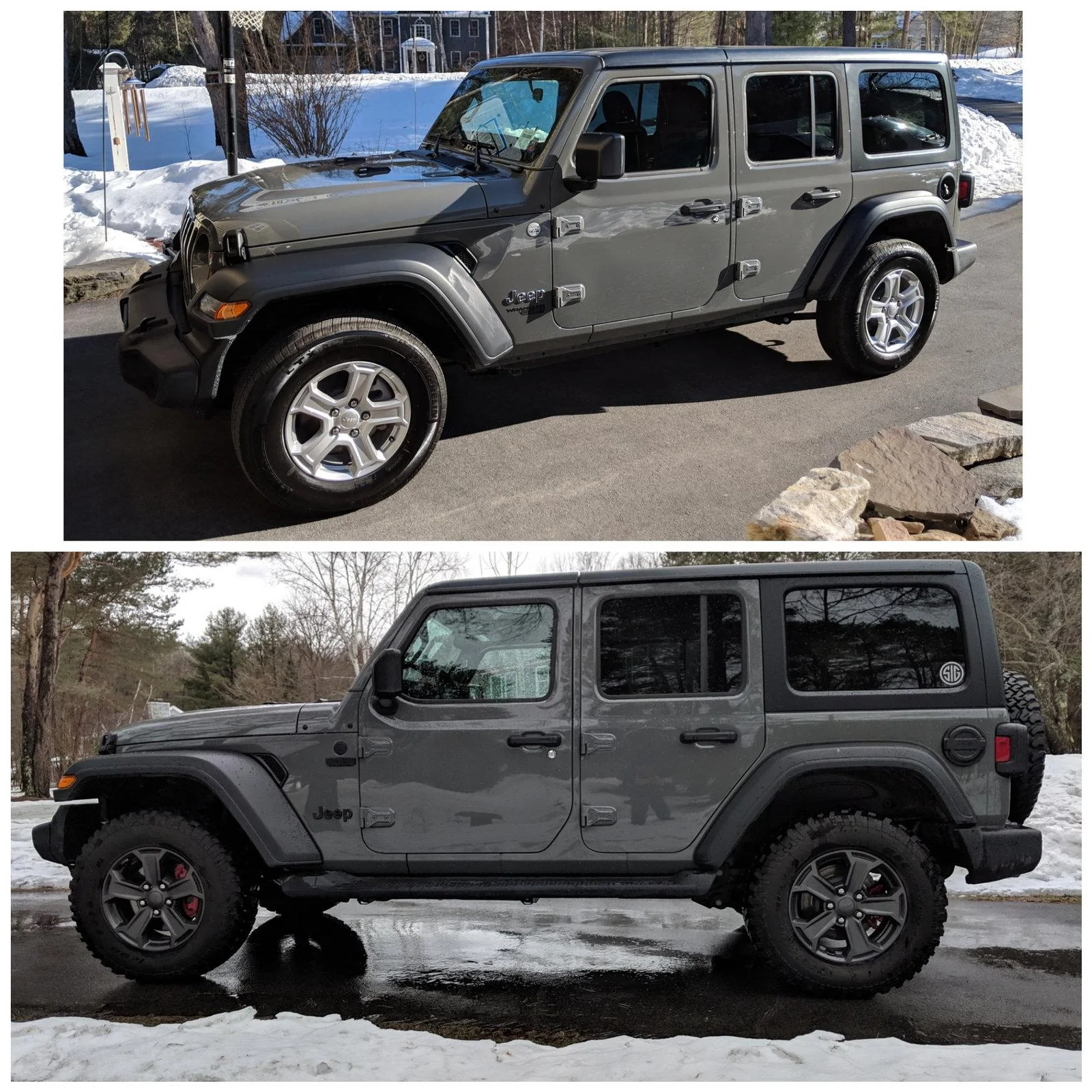 Jeep Wrangler JL BEFORE AND AFTER MODS PICS Jeep B-A 2