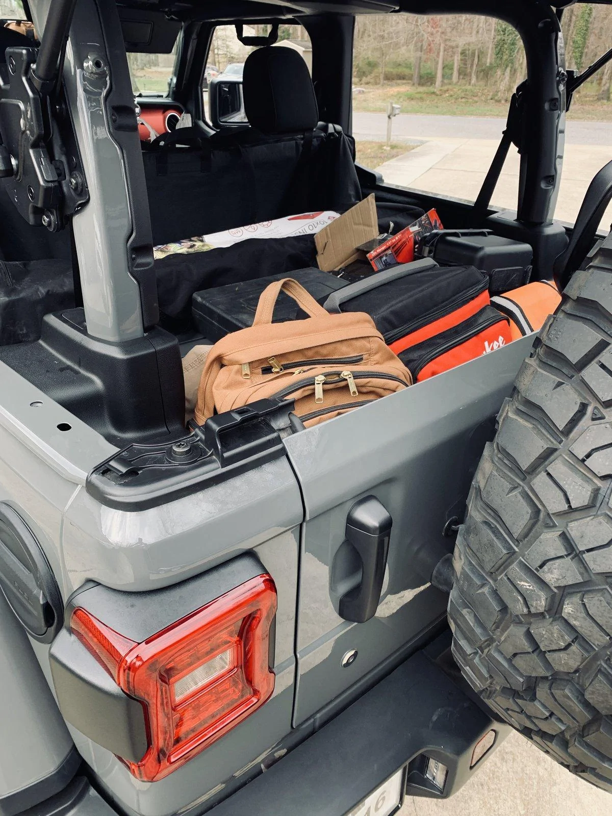 Jeep Wrangler JL Mopar soft window bag works well (pics) fullsizeoutput_656