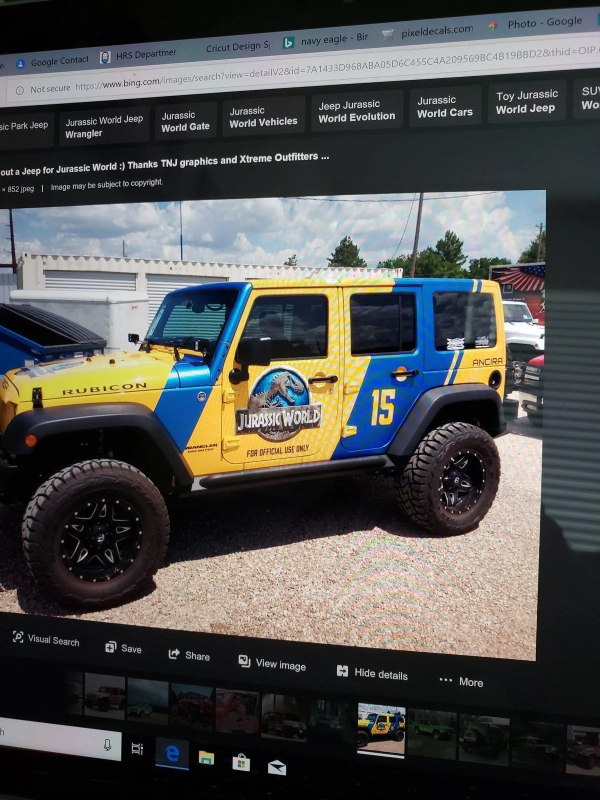 Jeep Wrangler JL Rubicon sticker 20190330_183558
