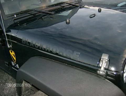 Jeep Wrangler JL Rubicon sticker Black3
