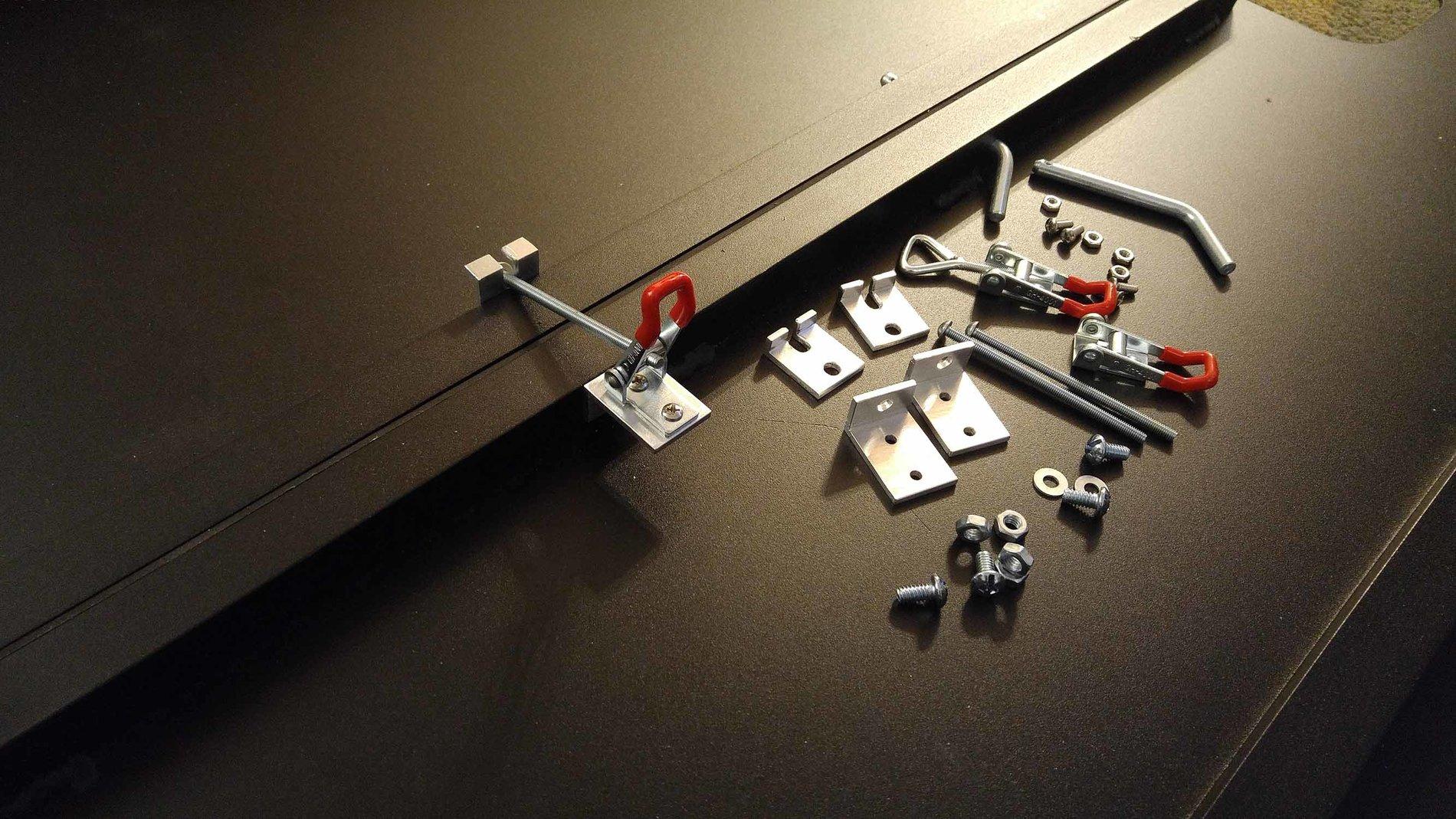 Jeep Wrangler JL Jeep Backbone Security Cover Mods and Tips jbb latch hardware