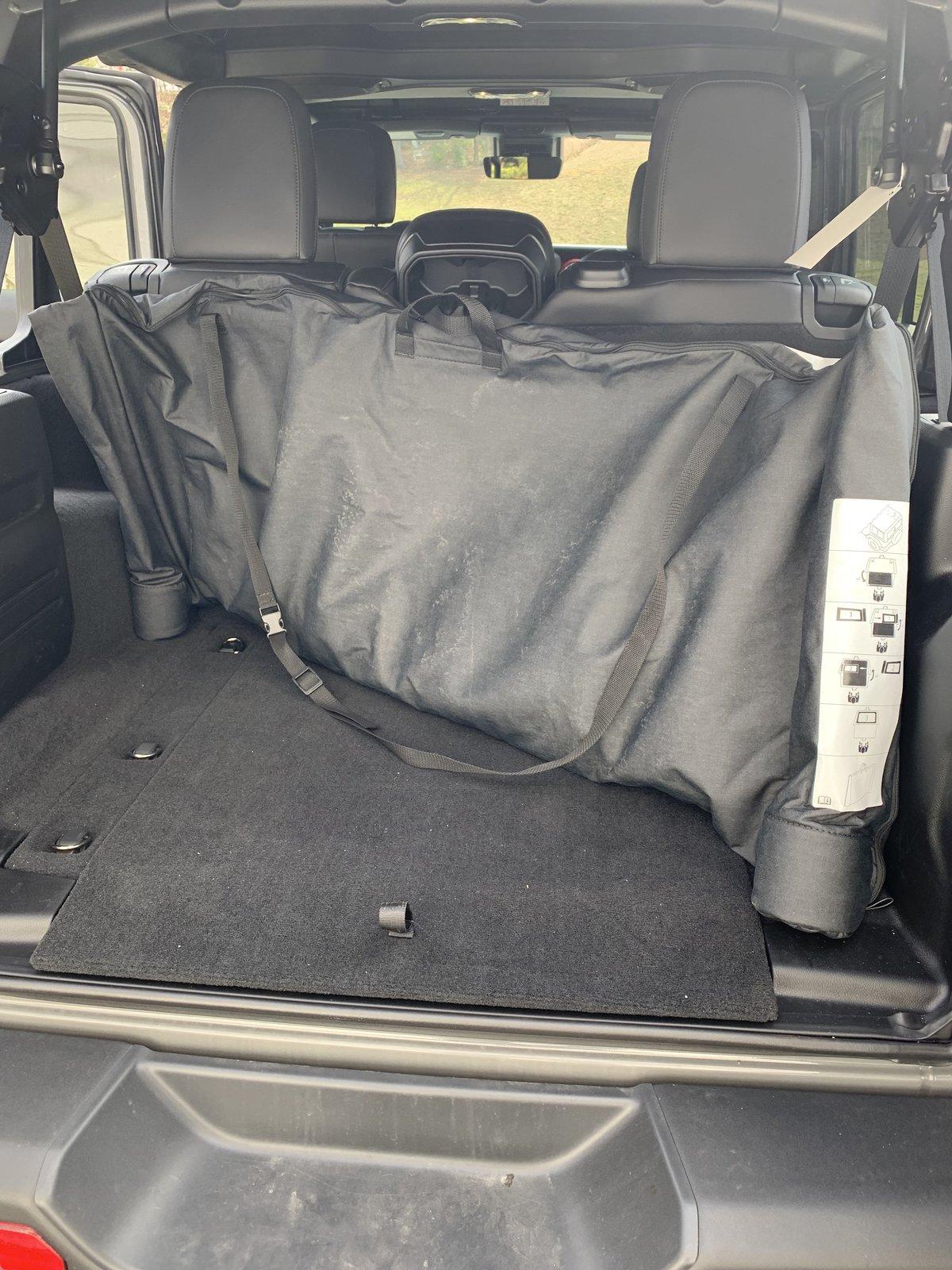 Jeep Wrangler JL Mopar soft window bag works well (pics) 51E52EC6-964E-4916-A040-18838E42A594