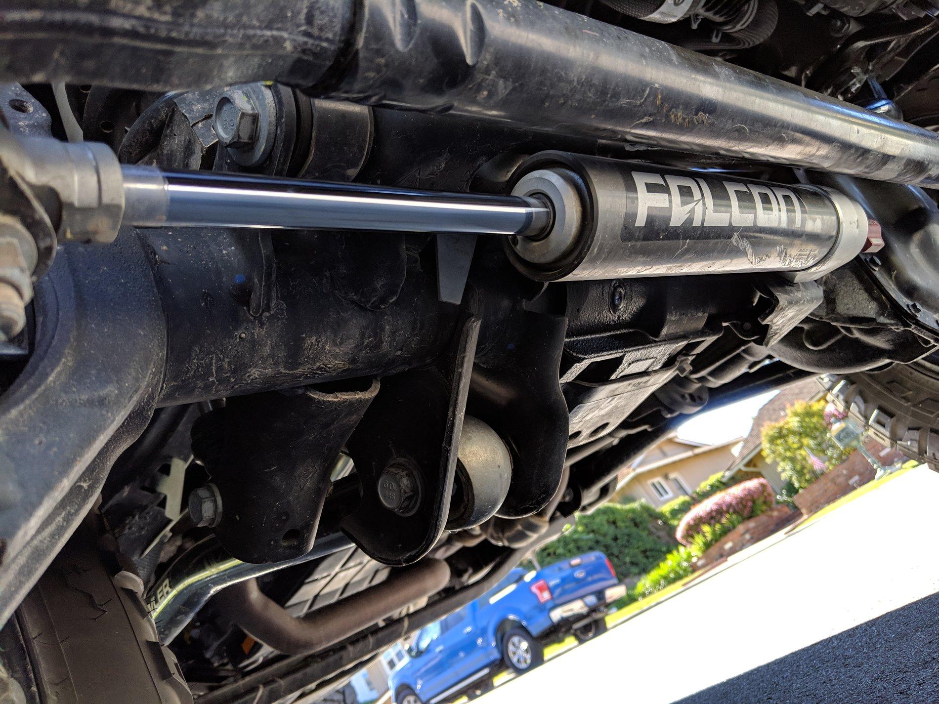 Jeep Wrangler JL FS Used Falcon Nexus 2.2 Adjustable steering stabilizer IMG_20190331_102317