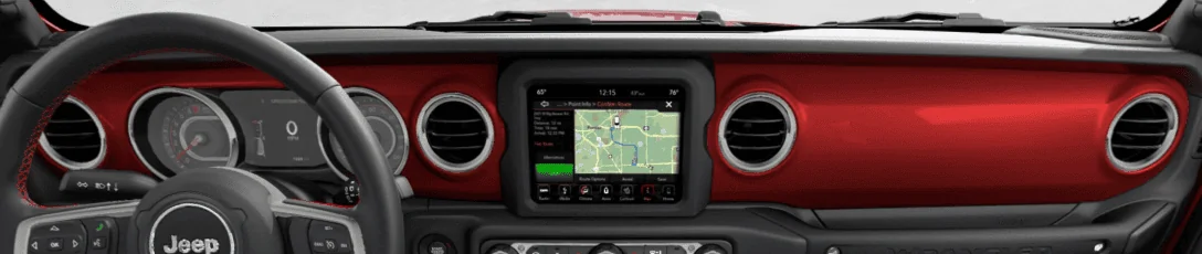 Jeep Wrangler JL New Rubicon Dash Option dash