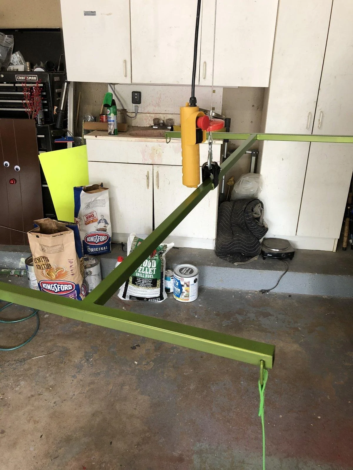 Jeep Wrangler JL JL hardtop balance point hoist1