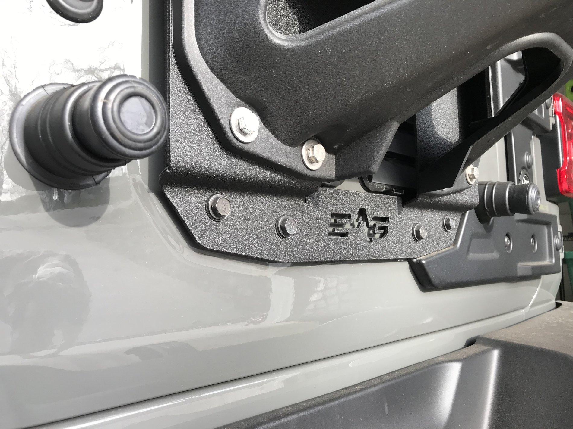 Jeep Wrangler JL Mopar Tailgate Hinge Reinforcement & Relocation Kits 5AA2168E-23FB-448C-A0BA-CA3AB90BD2C1