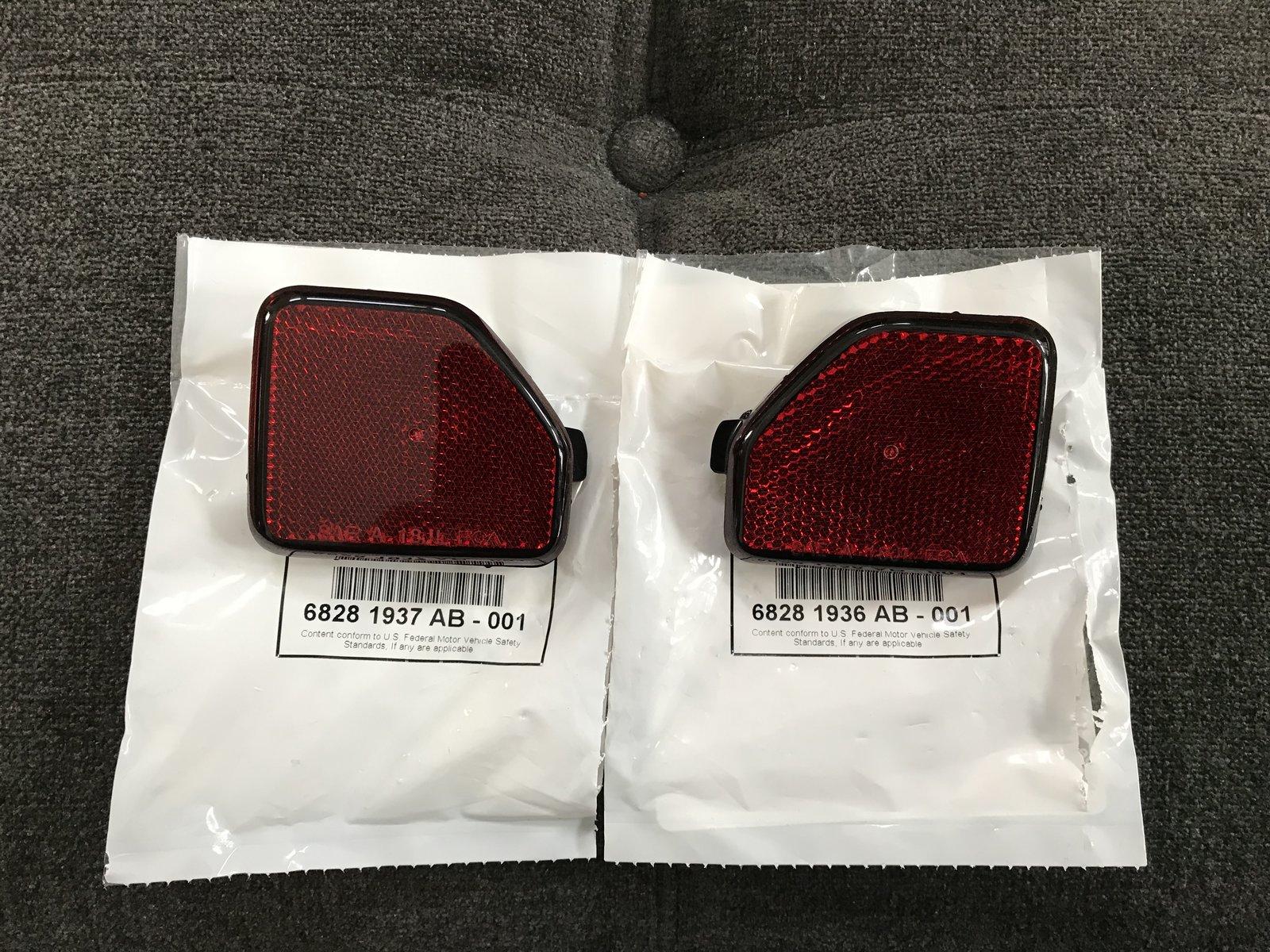 Jeep Wrangler JL Backup Lights rear reflectors