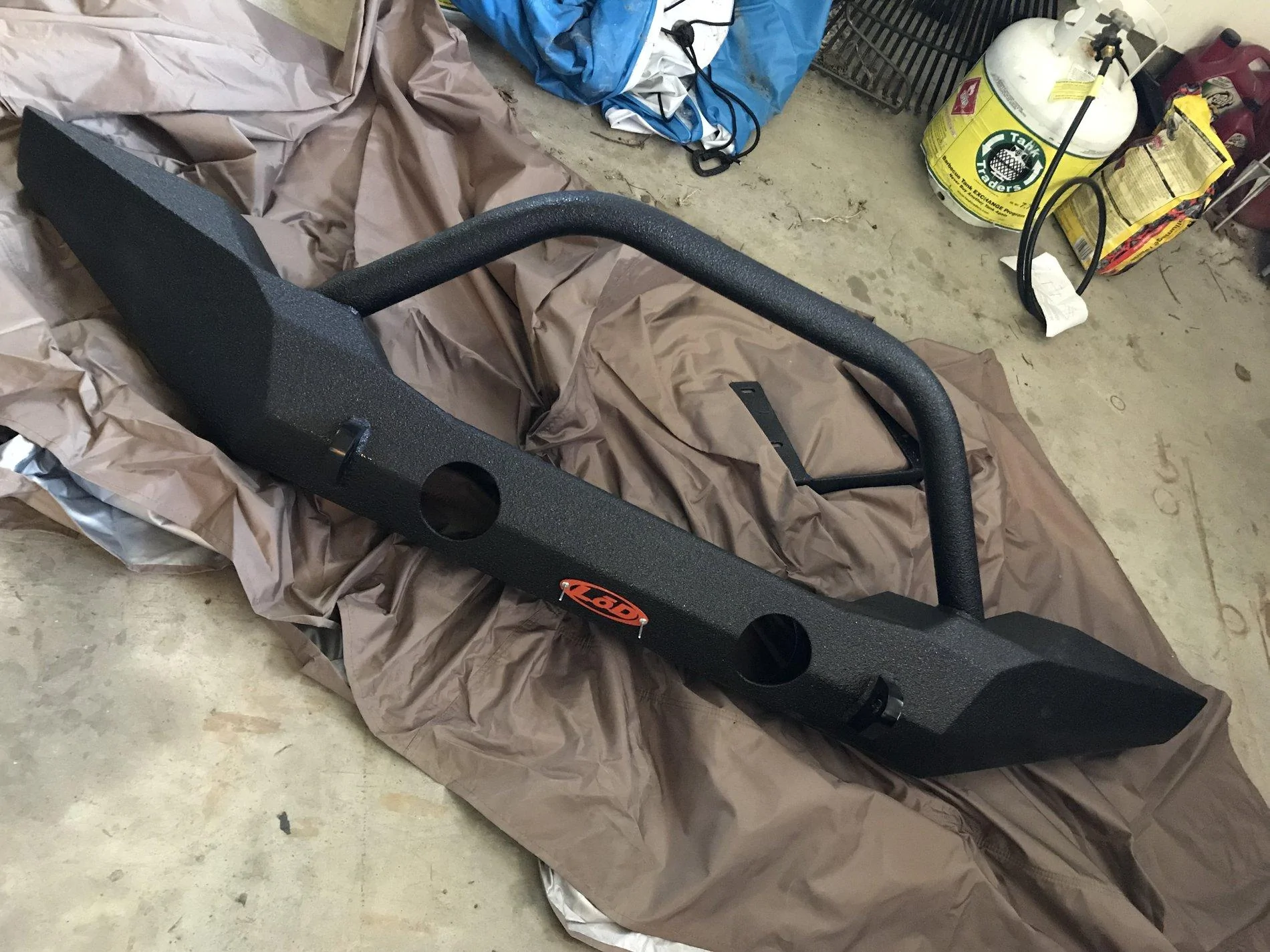 Jeep Wrangler JL Flat Tow winch bumper options IMG_0079