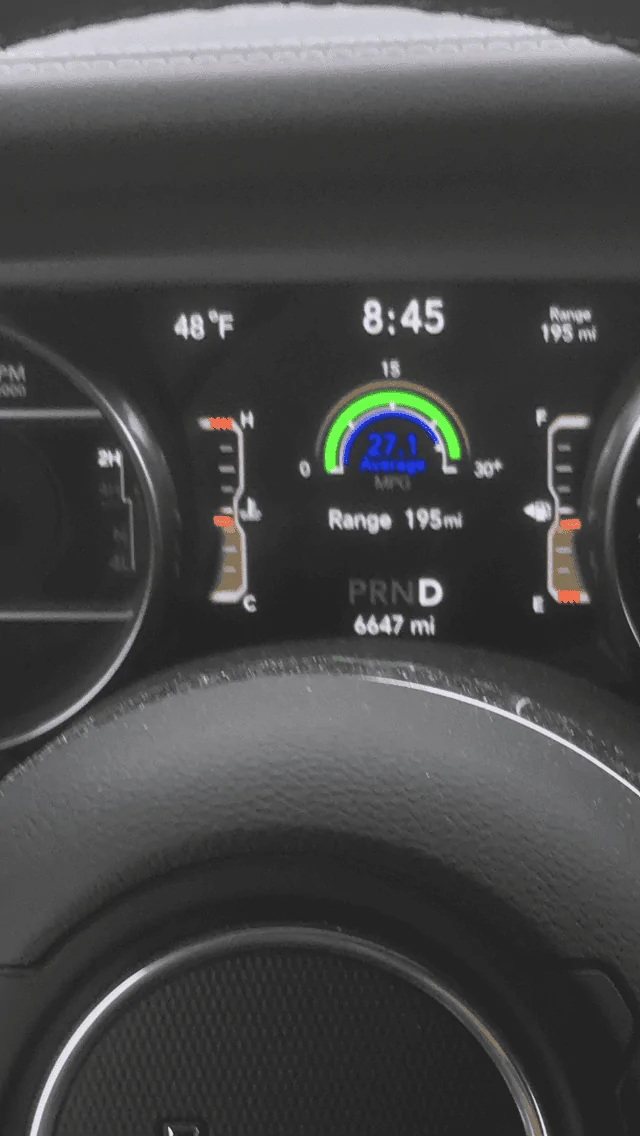 Jeep Wrangler JL MPG surprise! AF2784D1-A0A1-4394-8BBB-27B0033EDCA8