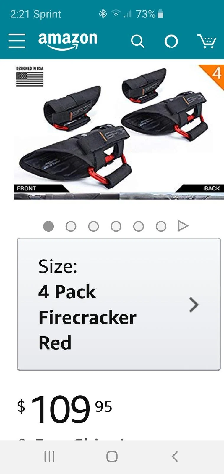Jeep Wrangler JL GPCA Cargo Covers Shipping Screenshot_20190413-142141_Amazon Shopping