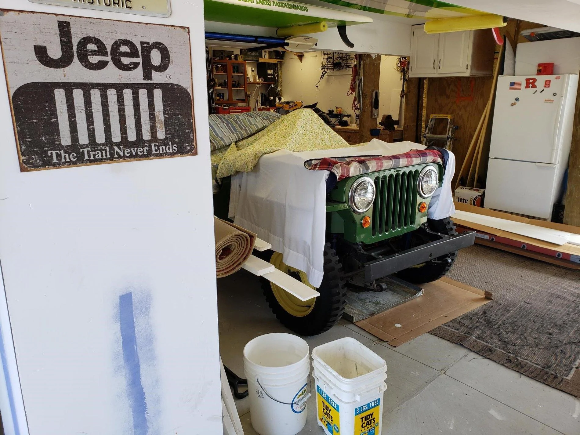 Jeep Wrangler JL Lights mounted to standard bumper jeep lights 5
