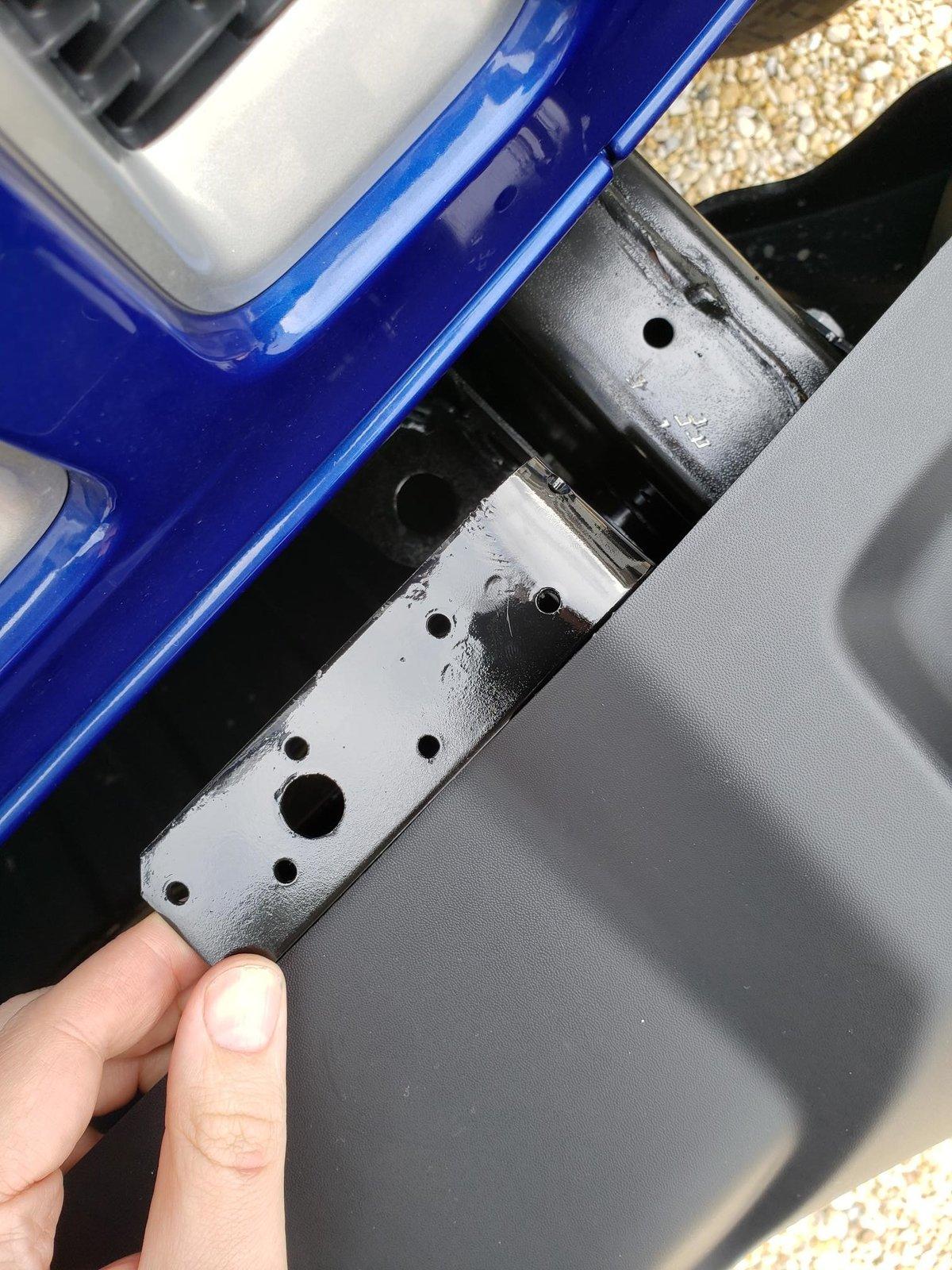Jeep Wrangler JL Lights mounted to standard bumper jeep lights 1