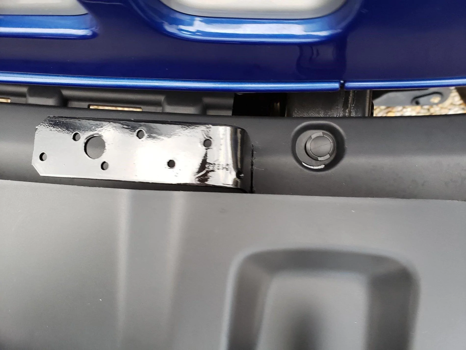 Jeep Wrangler JL Lights mounted to standard bumper jeep lights 3