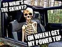 Jeep Wrangler JL Jeep humor waiting room ( ** NO POLITICS ** ) skinny power to