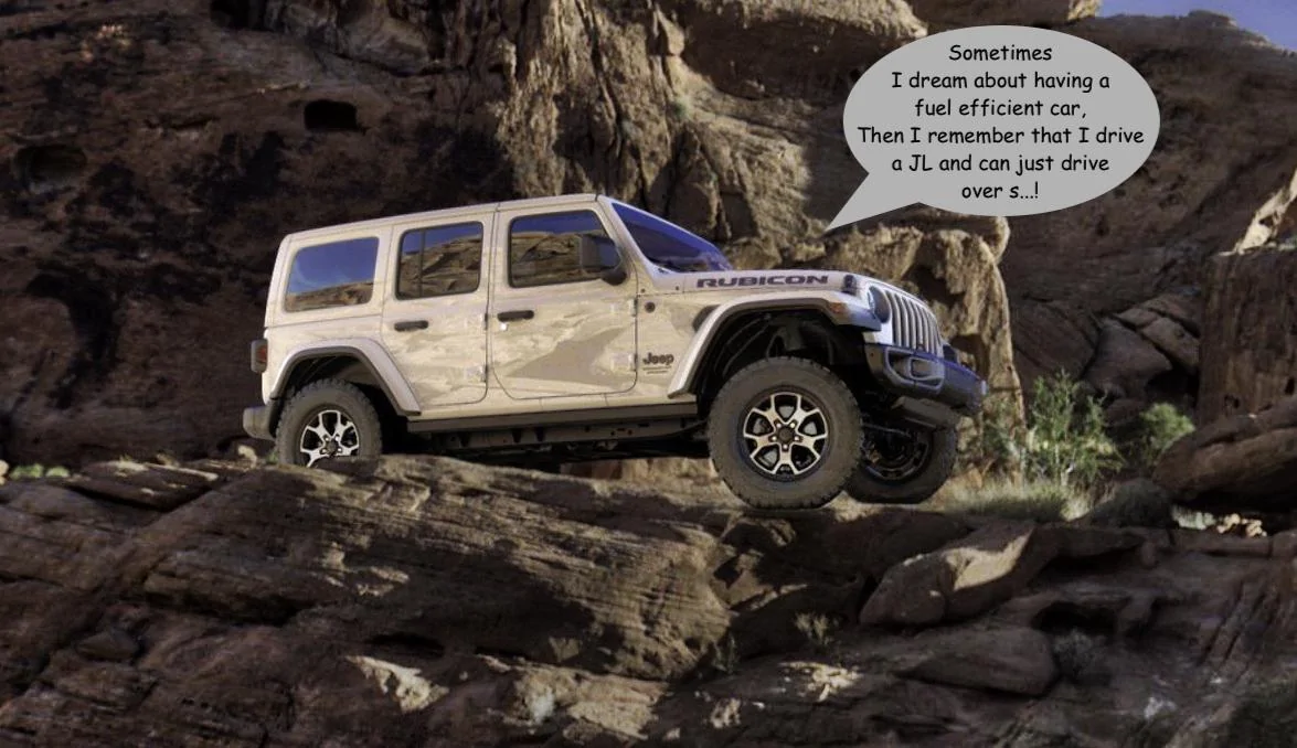 Jeep Wrangler JL Jeep humor waiting room ( ** NO POLITICS ** ) White JLU Rubicon