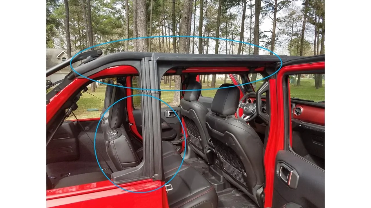 Jeep Wrangler JL DUAL TOP HOW TO: I Swapped the Hard Top for the Soft Top Today Slide2